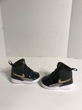 2018' Nike Air Jordan 312 TD "Black Metallic Gold" Edition Infant Toddler No Box