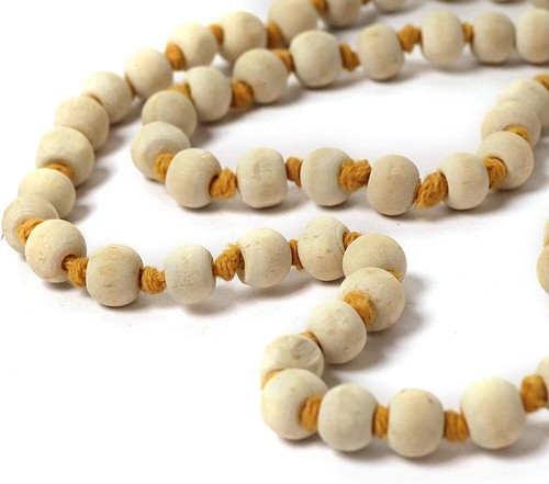 WC_Tulsi Japa Mala, Tulsi Mala Necklace, Tulsi Meditation Mala 108+1 Beads. - Picture 3 of 5