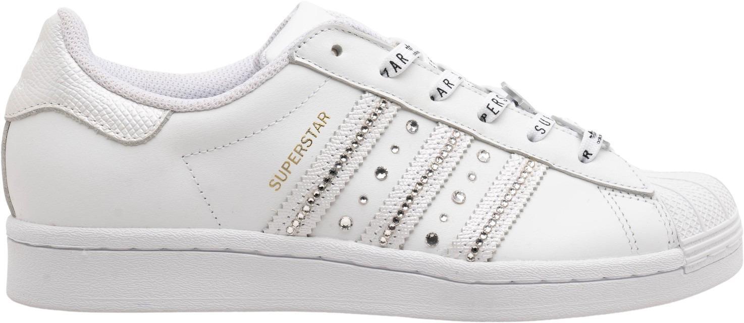 adidas Superstar White Iridescent Animal Print W for sale