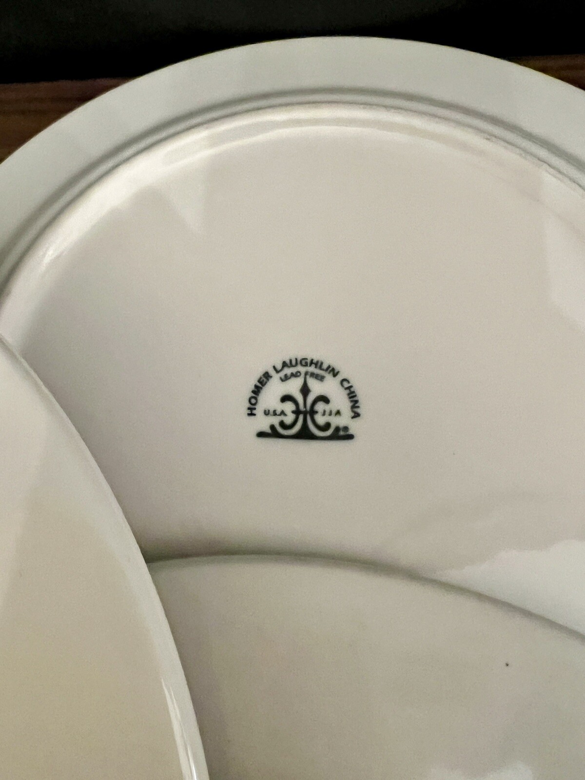 Homer Laughlin 03691191 Seville Platinum Line 9 Plate - Lot Of 9