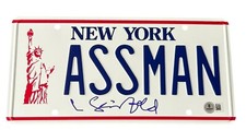 Jerry Seinfeld Signed Autograph Assman License Plate "SEINFELD" Beckett BAS