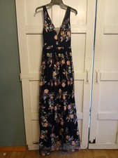Formal dress, size 3 GB formal gown navy, bridesmaid dress navy