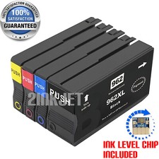 4 Pack 962XL 962 Ink Cartridge for HP Officejet Pro 9010/e 9015/e 9018/e 9020/e