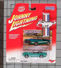 Johnny Lightning 2002 Mustang Collection, '69 Shelby GT500 convertible, teal gr