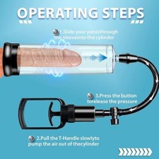 Vacuum Penis Pump for Male men Enhancement Enlargement Penis Enlarger BG