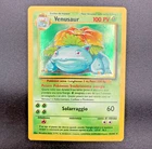Pokemon Card Venusaur Holo 15/102 Base Set ITA Italian good GD vintage