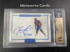 2016 Kevin Durant National Treasures Personalized inscriptions auto 1/1 BGS9.5