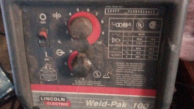 Lincoln Electric Weld-Pak 100 120V MIG Welder Semi-Automatic Feed Steel