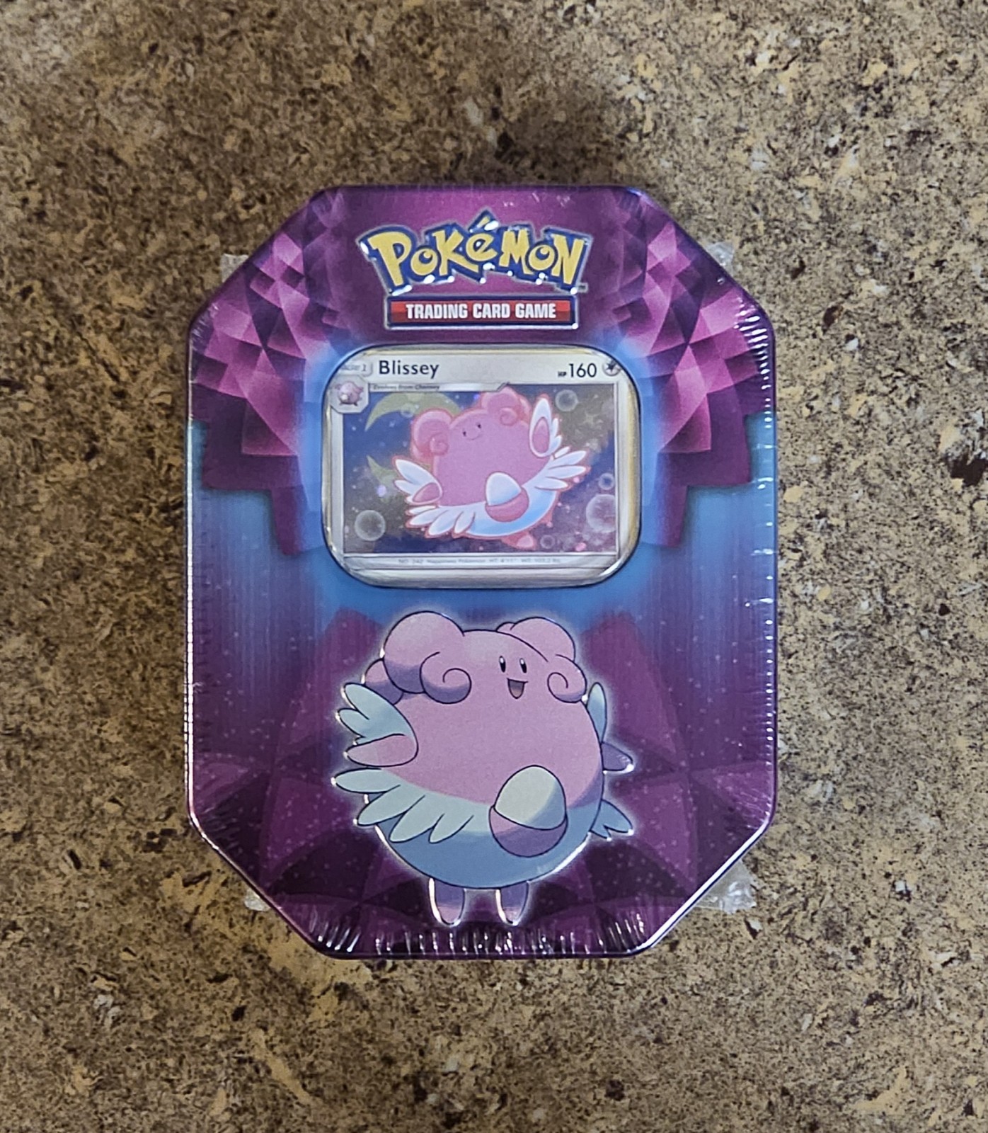 New Sealed Pokemon TCG Strong Bonds 2019 Blissey Tin 
