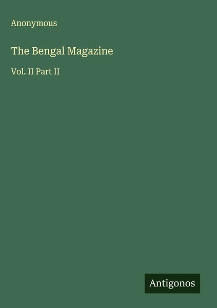 Anonymous | The Bengal Magazine | Buch | Englisch (2025) | Vol. Ii Part Ii-image