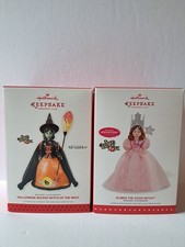 Hallmark The Wizard of Oz Madame Alexander Wicked Witch & Glinda The Good Witch