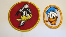 VINTAGE DONALD DUCK EMBROIDERED PATCHES