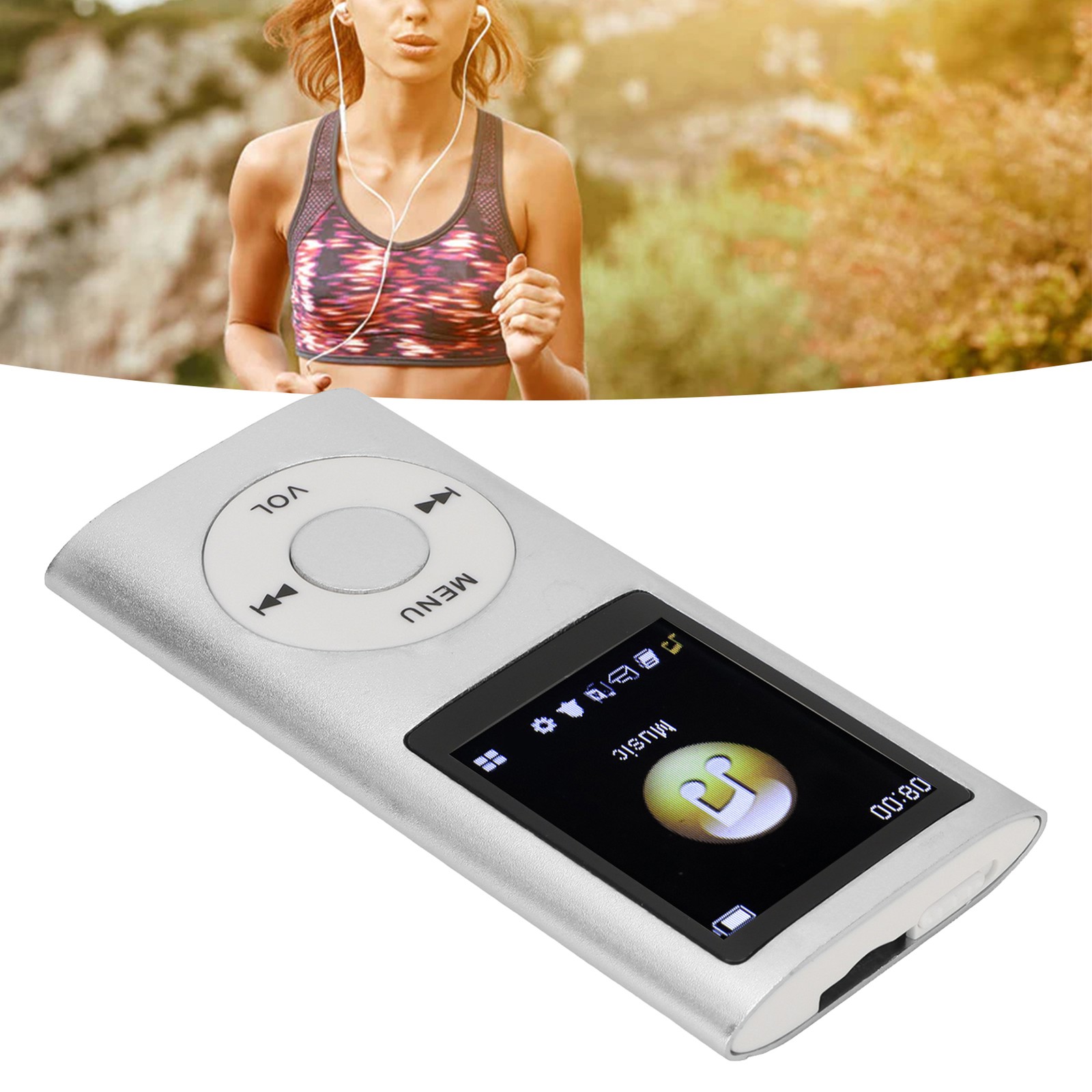 MP3 Player Lossless Sound Slim 1.8 Inch LCD Screen Portable MP3 Music Player A5D