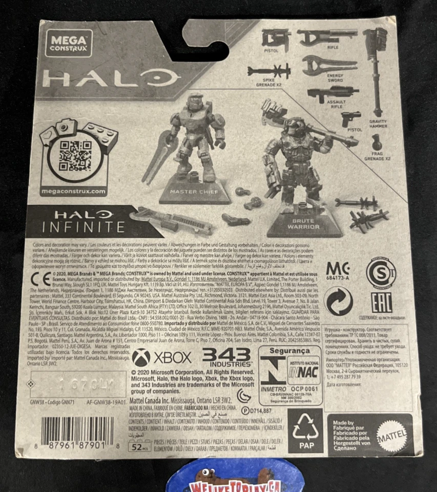 MEGA CONSTRUX Pro Builders 8+ HALO INFINITE- Master Chief vs Brute Warrior - Image 2 of 2