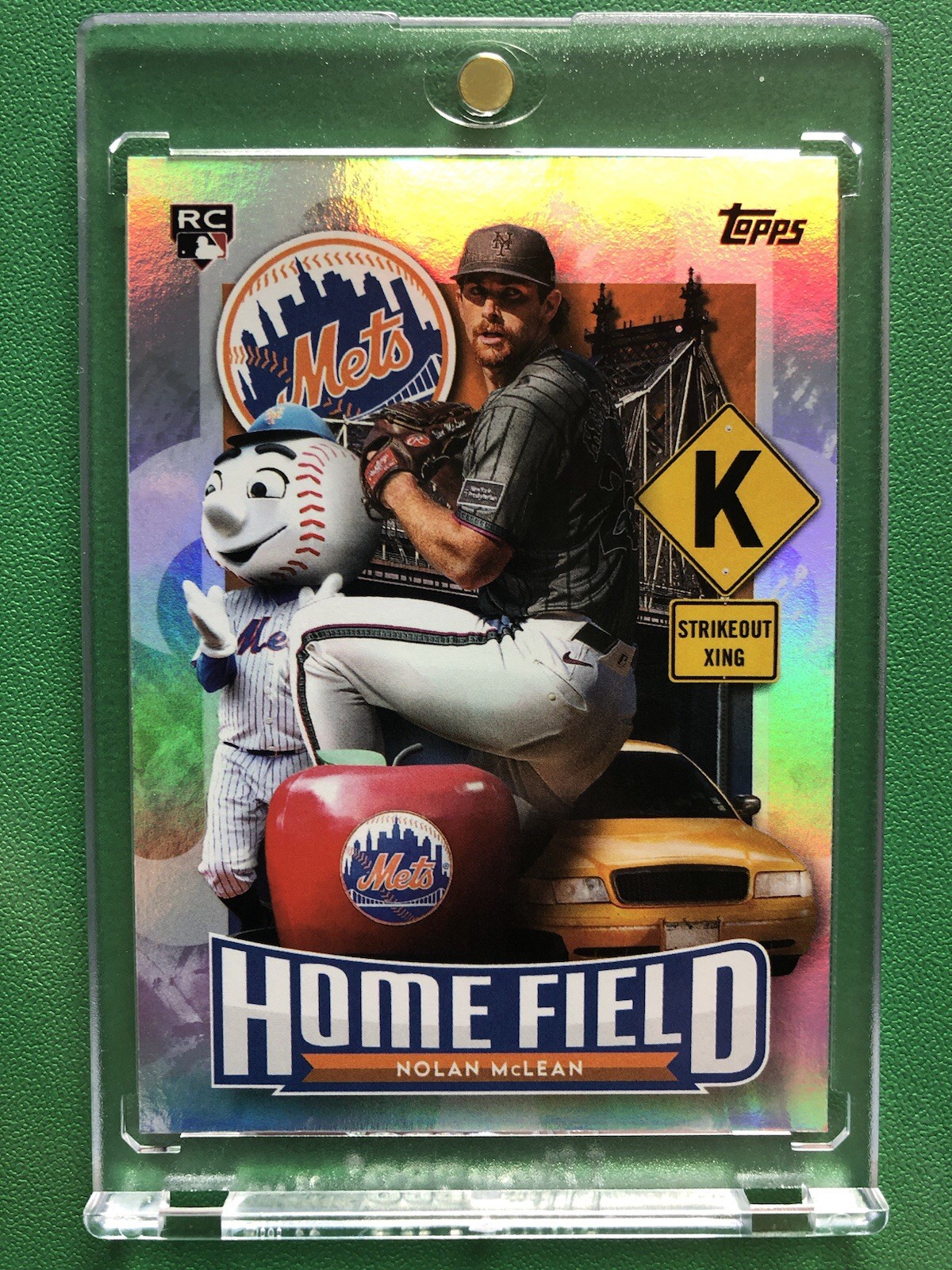 2026 Topps Series 1 NOLAN McLean RC HOME FIELD ADVANTAGE CASE HIT Mets #HA-17