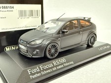 Minichamps Ford Focus RS500 2010 Matte Black diecast 1:43 scale model car