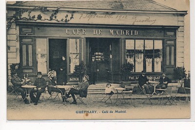 GUETHARY: cafe de madrid - very good condition