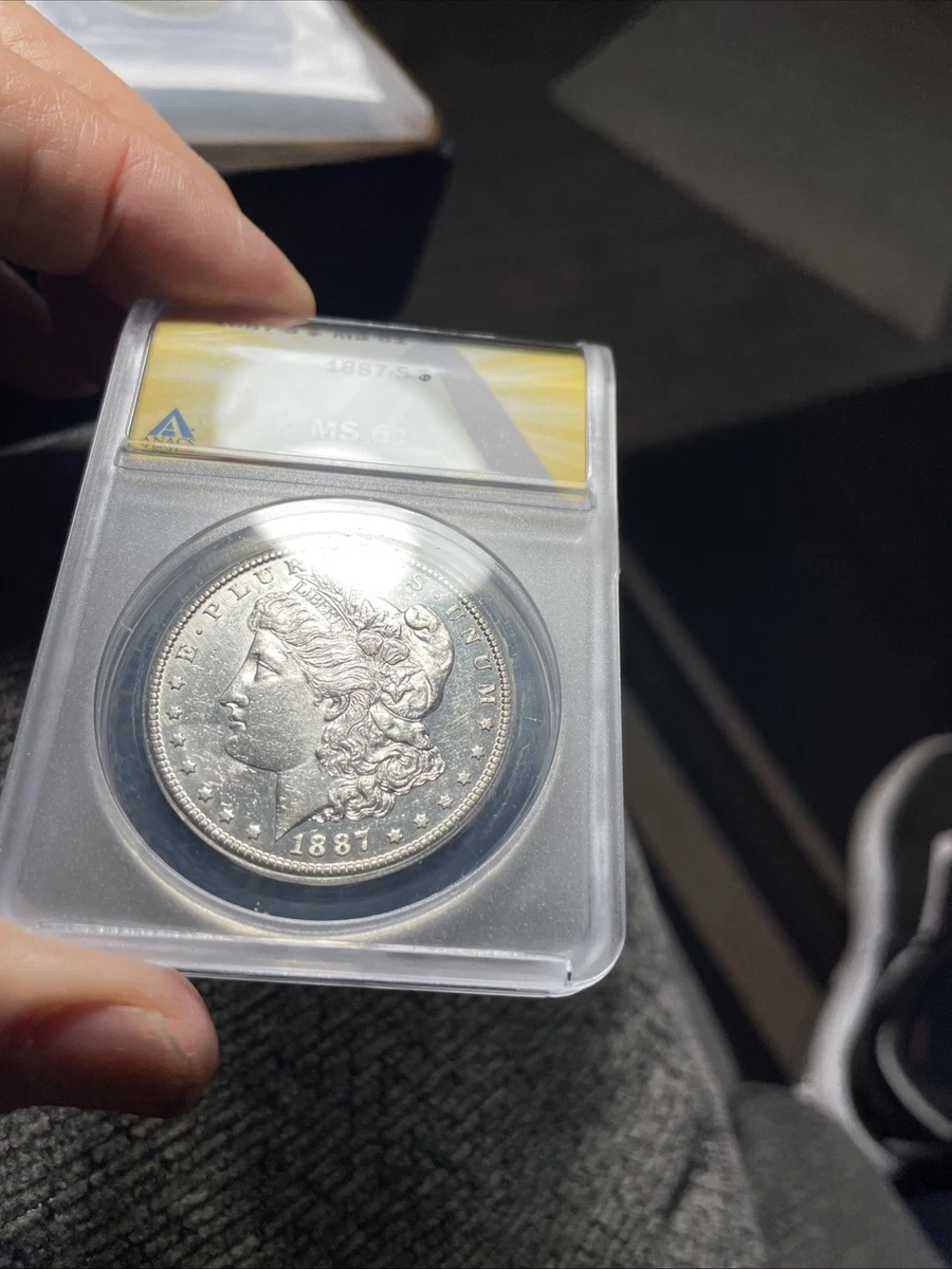 MS 61 Graded 1887 Year Morgan US Dollars (1878-1921) for sale | eBay