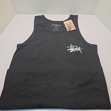 Stussy Black Tank Top Size X-Small Long NWT