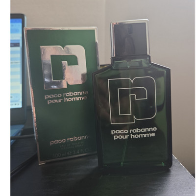 Paco Rabanne Pour Homme Eau de Toilette Spray Regular Size 100 mL 3.4 FL OZ
