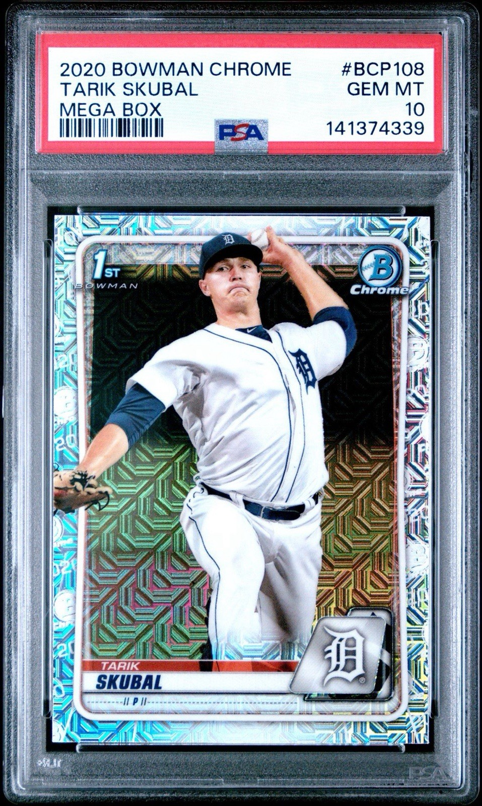 TARIK SKUBAL 2020 BOWMAN CHROME MEGA BOX BCP108 📈 PSA 10 💎 GEM MINT ROOKIE RC