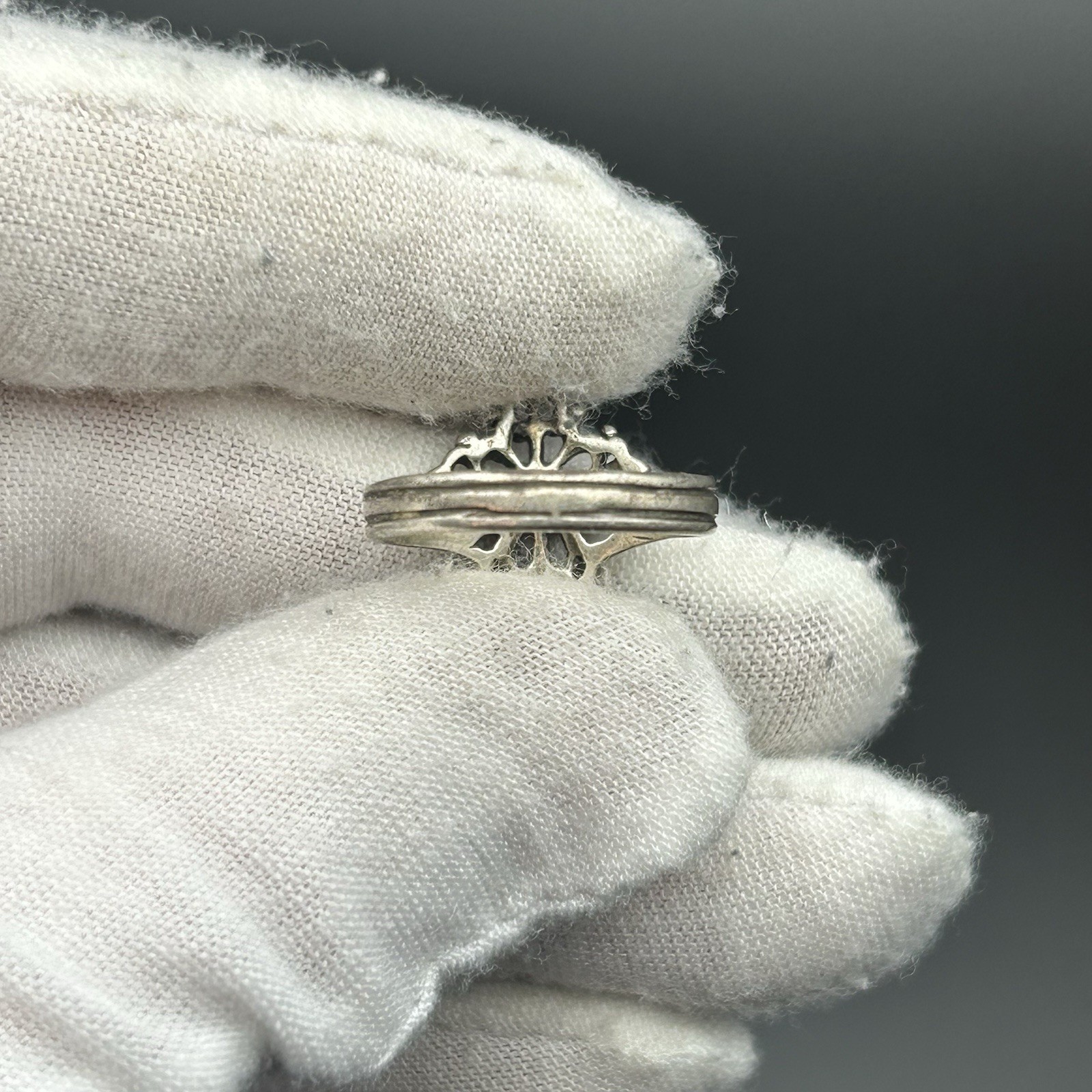 Sterling Silver Cross Ring Size 7 Solid .925 Goth… - image 5