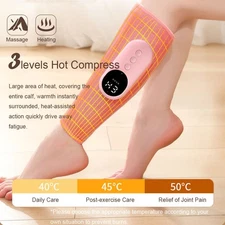 Leg Massager Heating Vibration Leg Blood Circulation Physiotherapy Machine