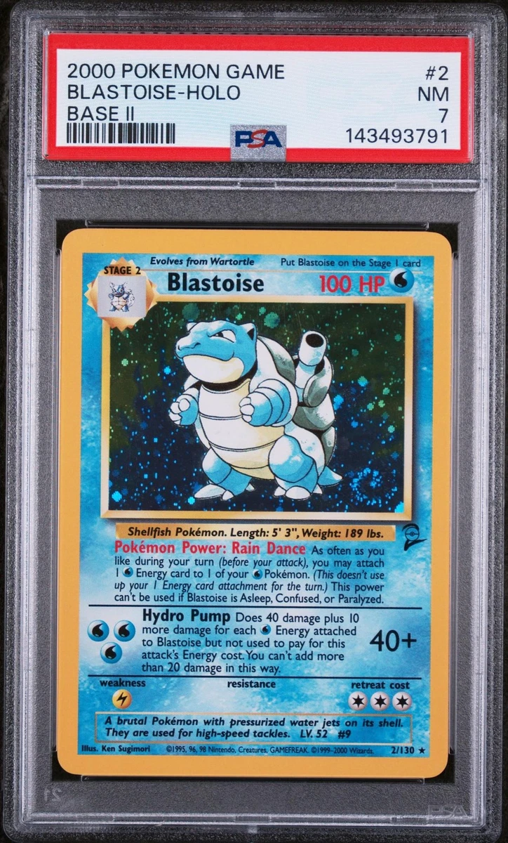 Pokémon TCG Base Set Grade 7 Individual Collectible Card Game