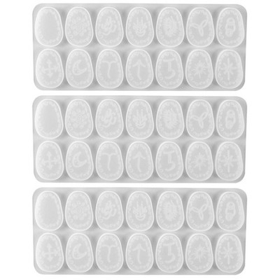 3 Count Anhänger Silikonform Anhänger-gussform Anhängerform DIY Epoxidform
