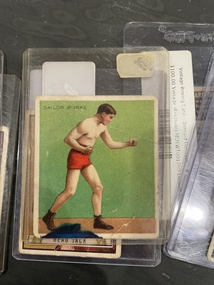 70 Assorted Vintage Boxing Cigarette Cards