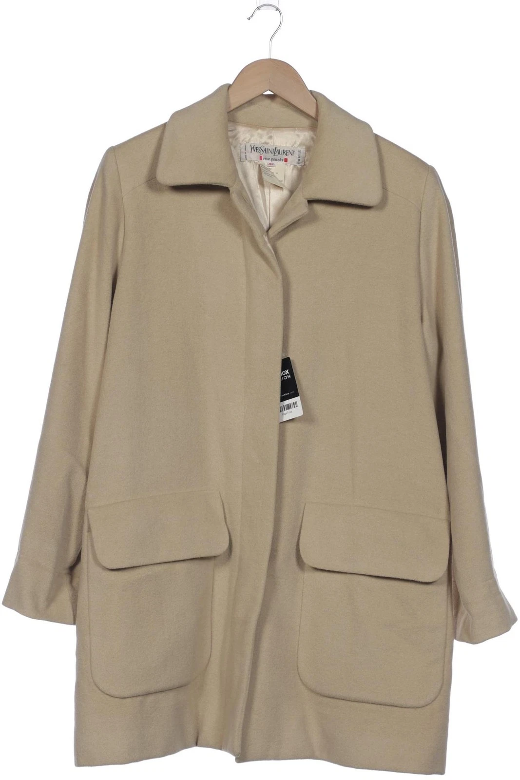 SAINT LAURENT (YSL) Yves Saint Laurent cappotto donna giacca parka taglia EU 42 lana d'angora dove... #9wrby78