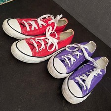 Two Pairs Converse Chuck Taylor All Star W 7 M 5 Athletic Shoes Sneakers
