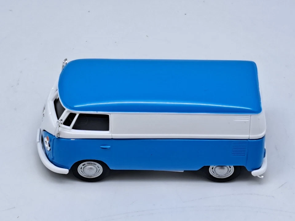 CARARAMA - Van de couleur bleu et blanc - VW T1 Van Samba - 1/43 - CAR60358 - Photo 4/4