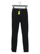 Paige Women's Jeans W 25 in Black Rayon with Cotton, Polyester, Spandex Skinny
