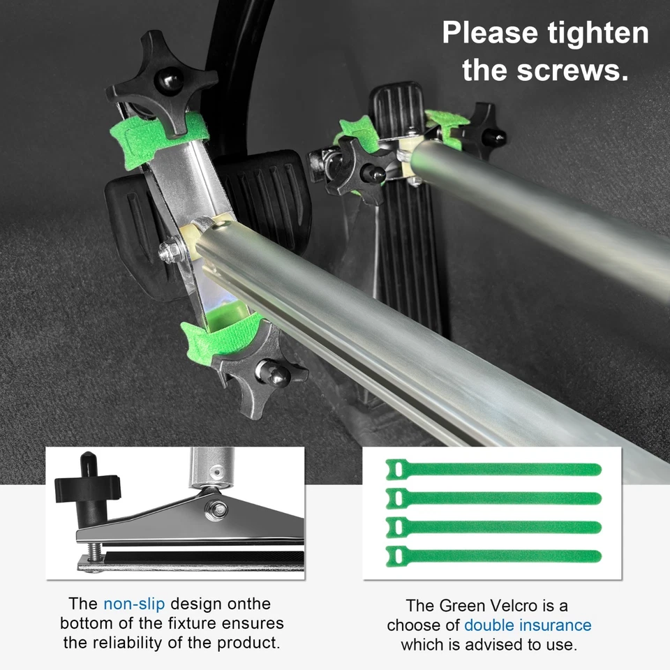 Hand Controls for Disabled Drivers, Brake/Throttle Assist, Adjustable,Silver 2.0 - Image 2 of 4