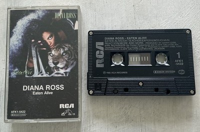 Diana Ross Cassette Album Eaten Alive AFK1-5422 Canada 1985 Great Condition EX