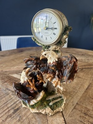 Vintage American Double Eagle Quartz Movement Mantle Clock - Juliana Collection
