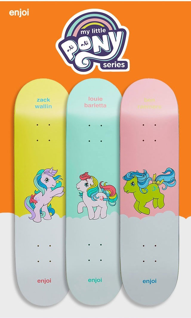 2016 ENJOI Skateboard Deck Jose Rojo My Little Pony Series S