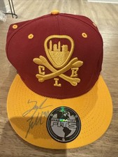 Signed Tyler Zeller Cavs Hat Cleveland The CLE Fitted Size Medium