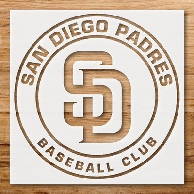 San Diego Padres Logo Custom Painting Stencil for Sports Fans - StencilAir