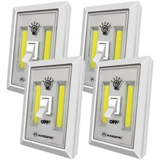 K KASONIC - LED Night Light, 200 Lumen Cordless COB Light Switch, Under Cabin...