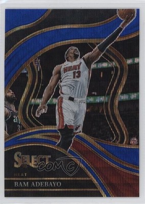 2023-24 Panini Select Courtside Blue Wave Prizm /75 Bam Adebayo #259 16wc