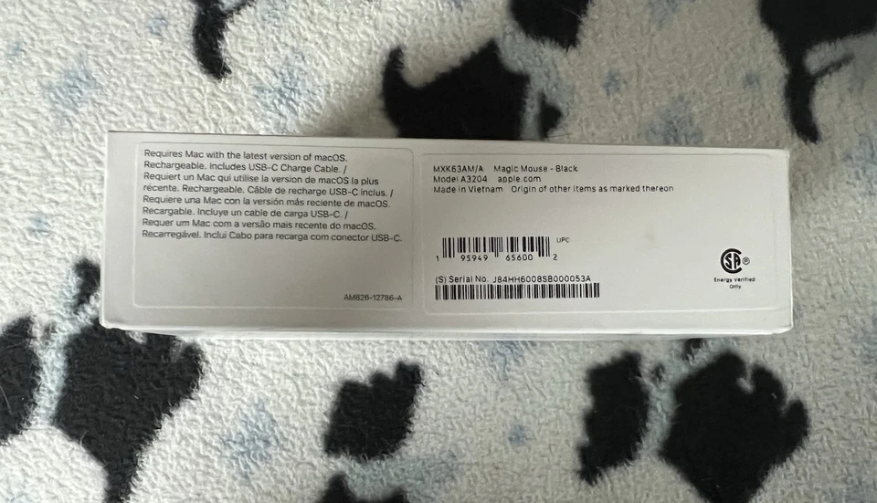 Apple Magic Mouse USB-C Black Model MXK63AM/A - Image 2 of 4