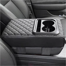 Car Armrest Box Center Console Armrest Storage Box Cushion Cup phone Holder