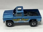 Vintage 1977 Hot Wheels! Chevy C/K 20. Metallic Blue W/Eagle Blackwall 1:64 L17