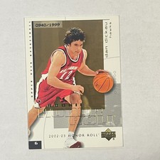 2002-03 Upper Deck Honor Roll #117 Dan Dickau Rookie Atlanta Hawks Card. rookie card picture