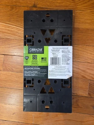 Gibraltar Mailboxes Universal Mailbox Mounting Bracket Molded Plastic Black, - Image 1 of 4