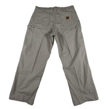 Carhartt B151 TAN Washed Twill Dungaree Work Pants Mens 38x30 Khaki Carpenter