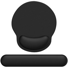 Mouse Pad Wrist Support, Ergonomic Memory Foam Keyboard Wrist Pad  Gel Wrist...