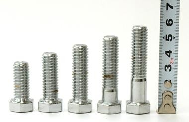 Drag Specialties Coarse-Thread Hex-Head Bolts 1/4in.-20 x 2 1/4in. #DS-190609
